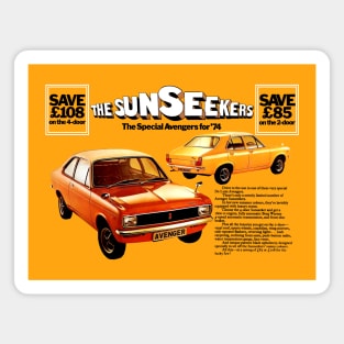 HILLMAN AVENGER - advert Magnet